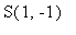 S(1,-1)