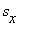 s[x]