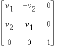 matrix([[v[1], -v[2], 0], [v[2], v[1], 0], [0, 0, 1...