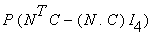 P*(N^T*C-N.C*I[4])